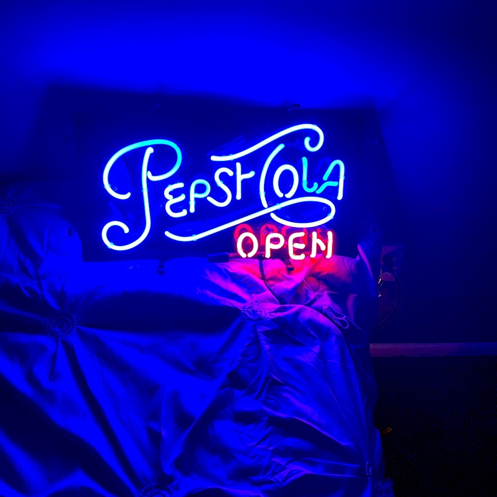 Pepsi cola Led bar open light works great  a store or man cave